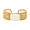 Rockstar 1-Stone Horizontal Twist Wrapped Cuff