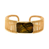 Rockstar 1-Stone Horizontal Twist Wrapped Cuff