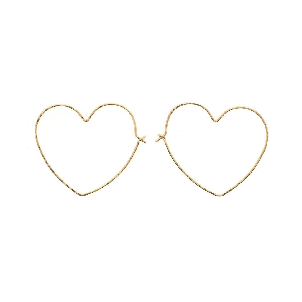 Heart Hoops - Judith Bright Designer Jewelry