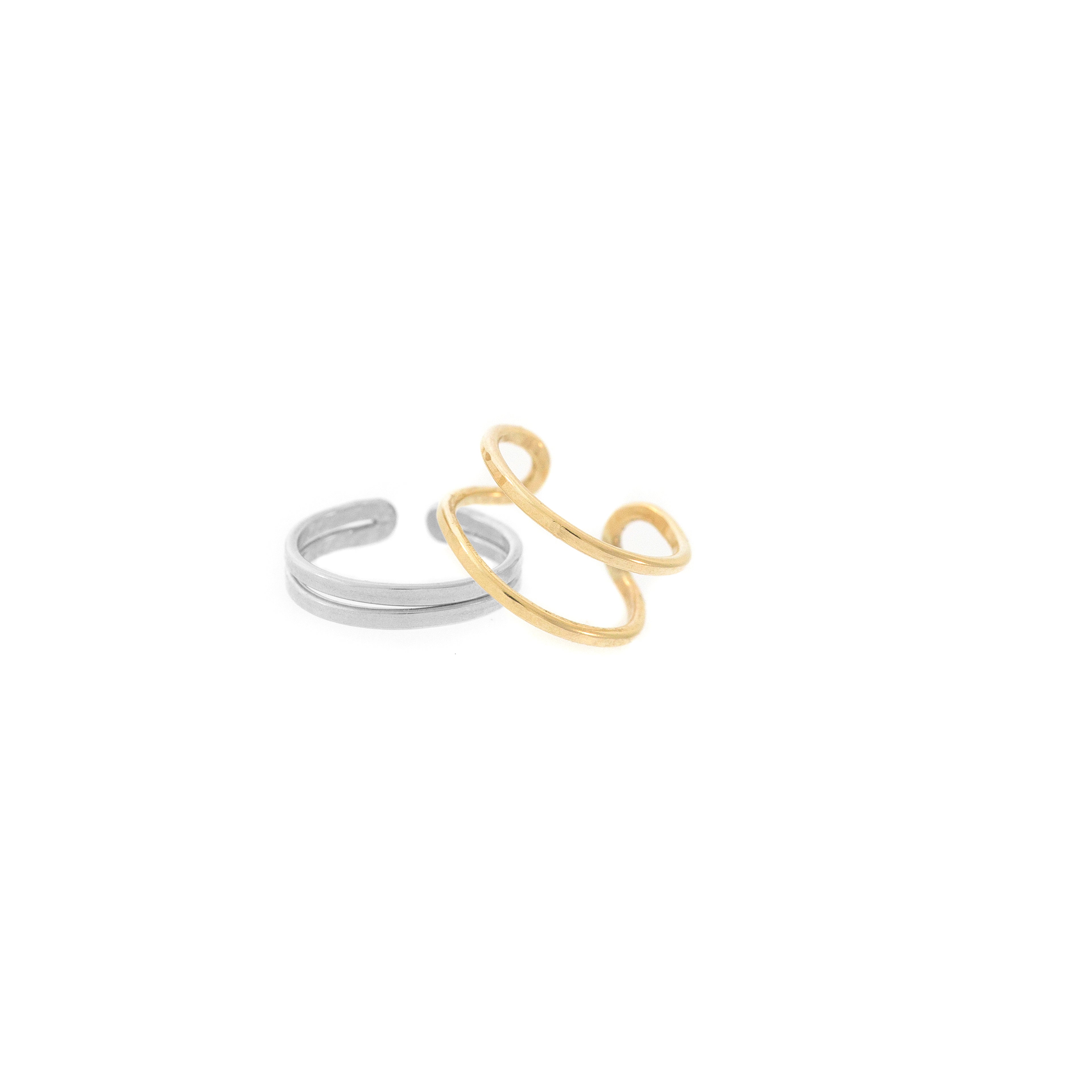 Hammered Ear Cuffs