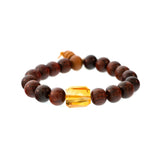 Lots O' Rock Redwood Bead Bracelet