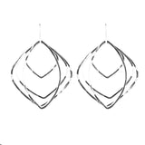 Large Lexi Earrings in Silver