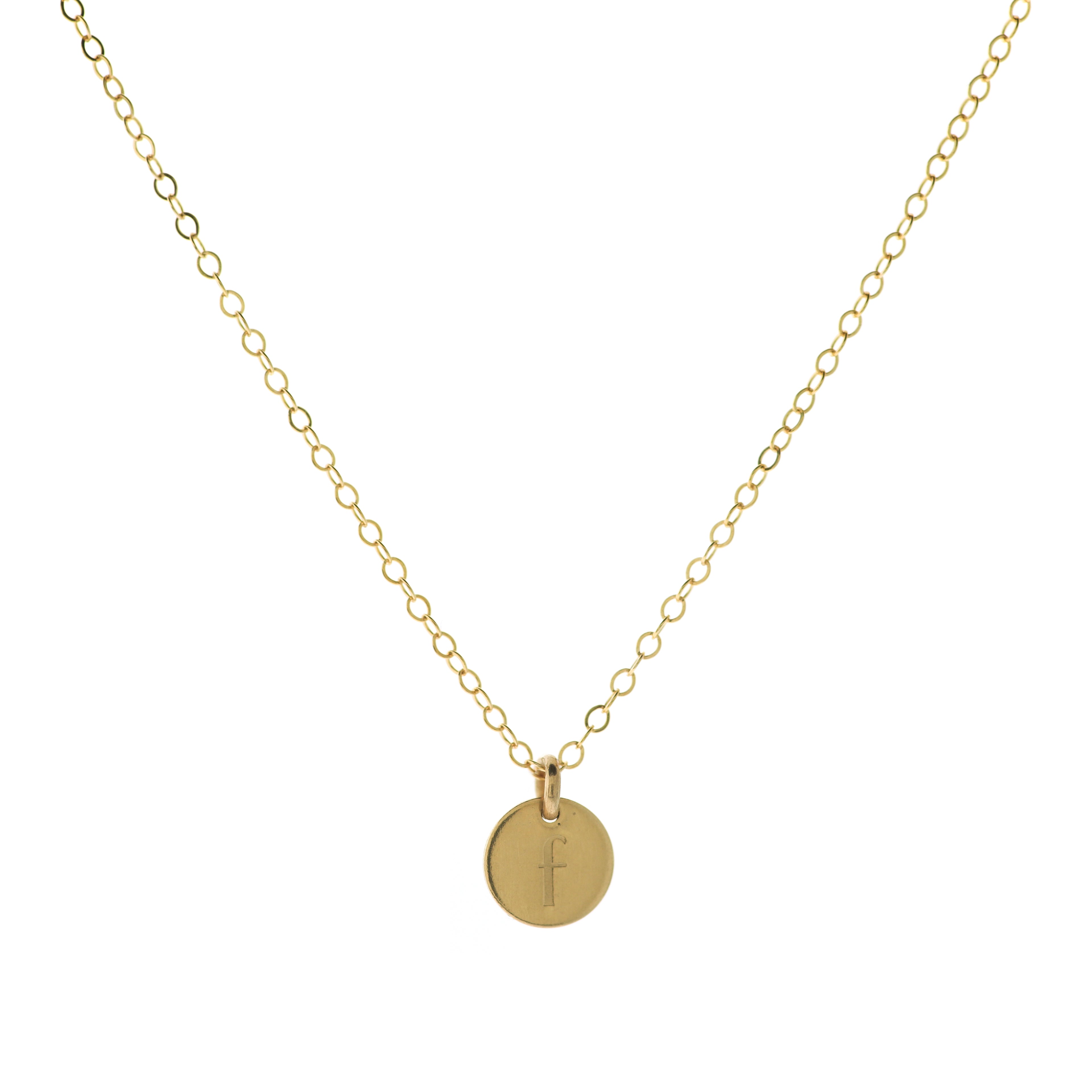 Alphabet Charm Necklace