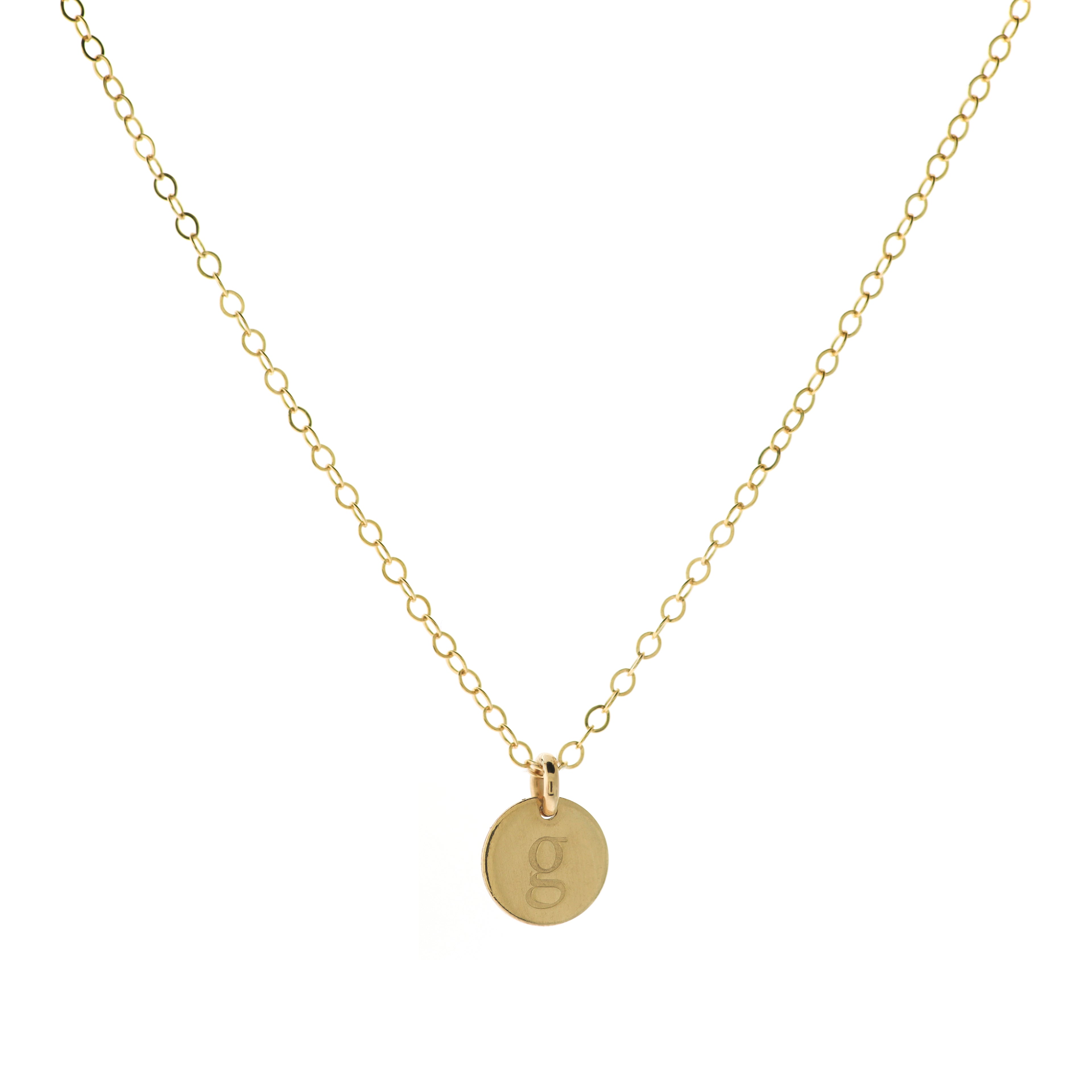 Alphabet Charm Necklace