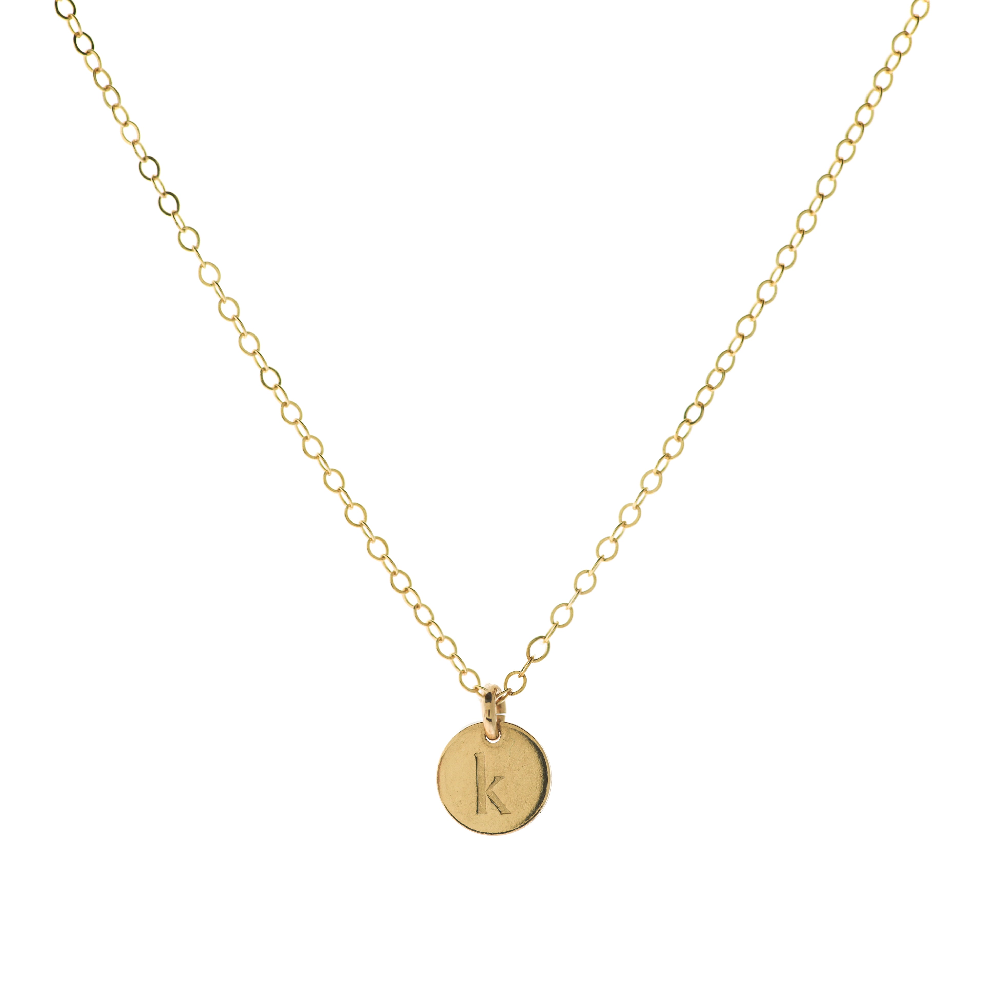 Alphabet Charm Necklace