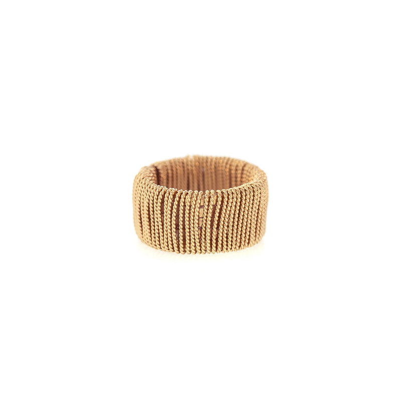 Wide Twist Wrapped Band