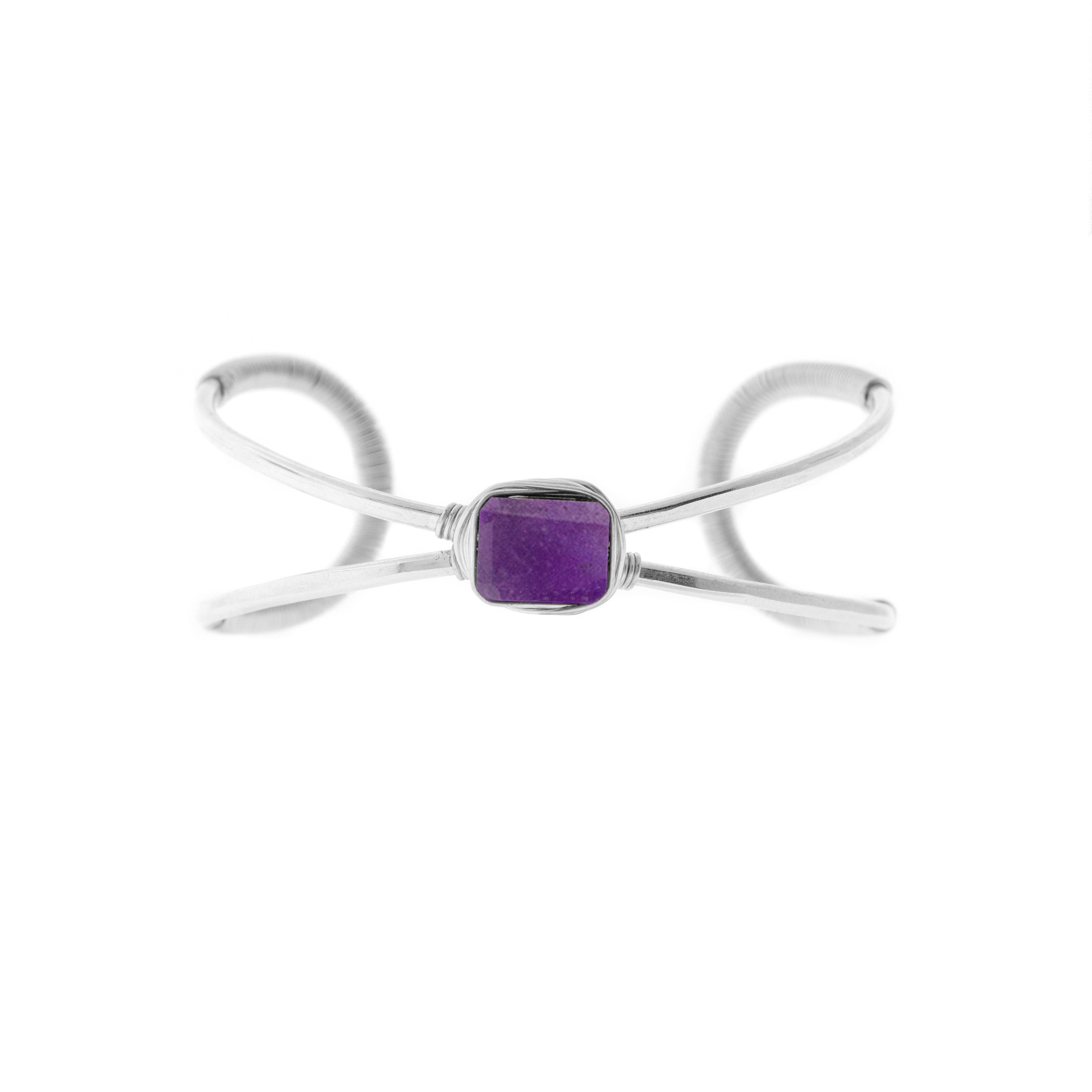 1-Stone Raj Rock Nest Cuff