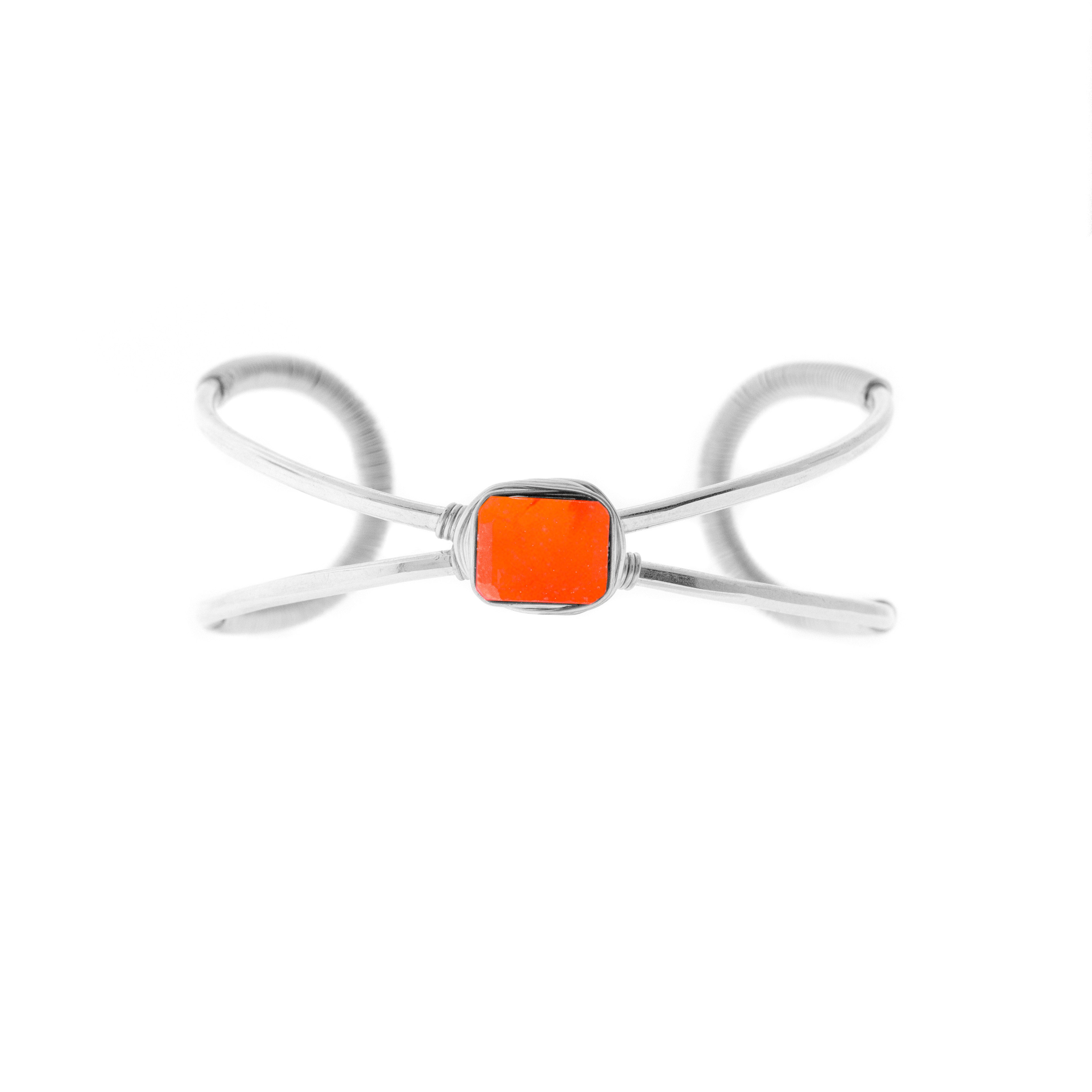 1-Stone Raj Rock Nest Cuff