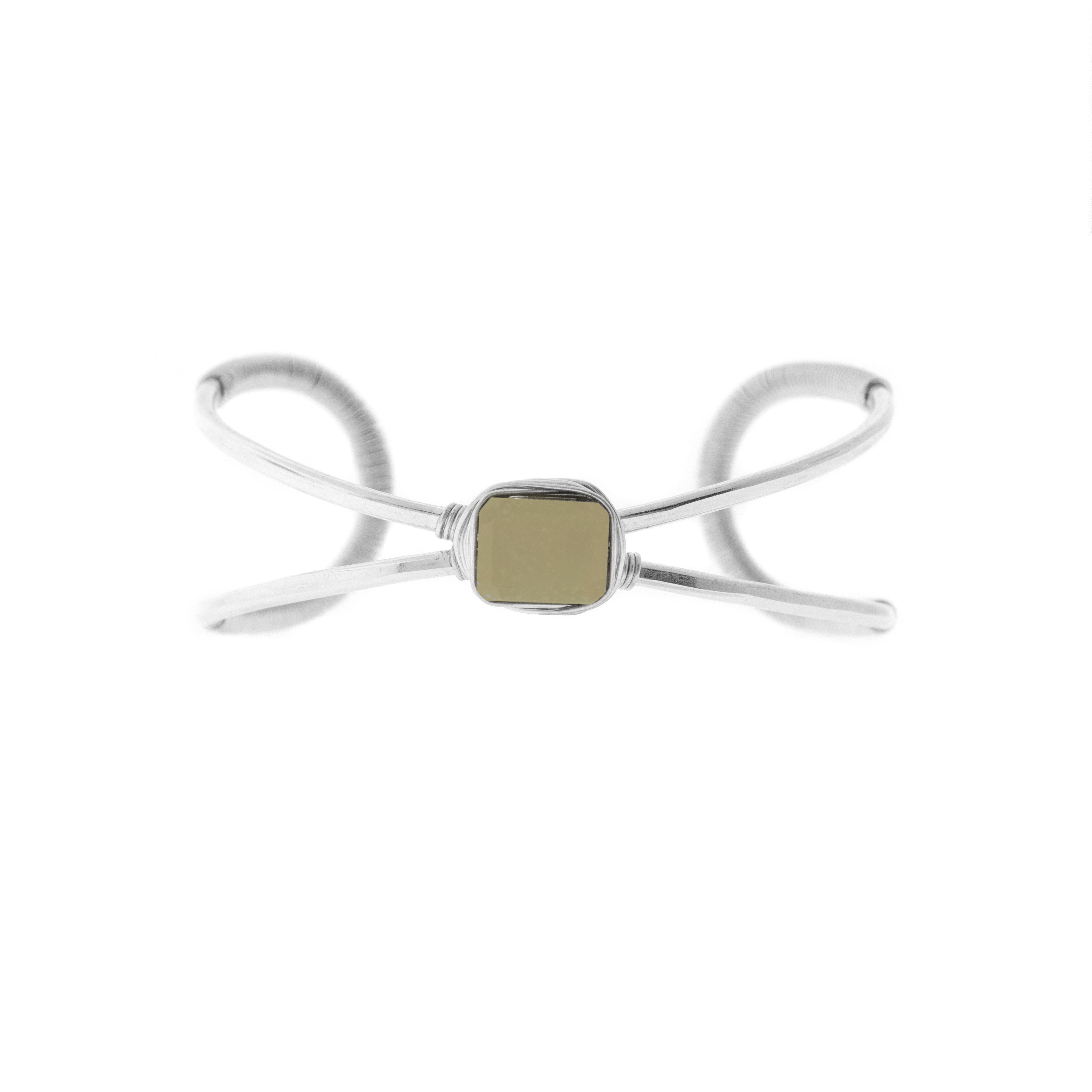 1-Stone Raj Rock Nest Cuff