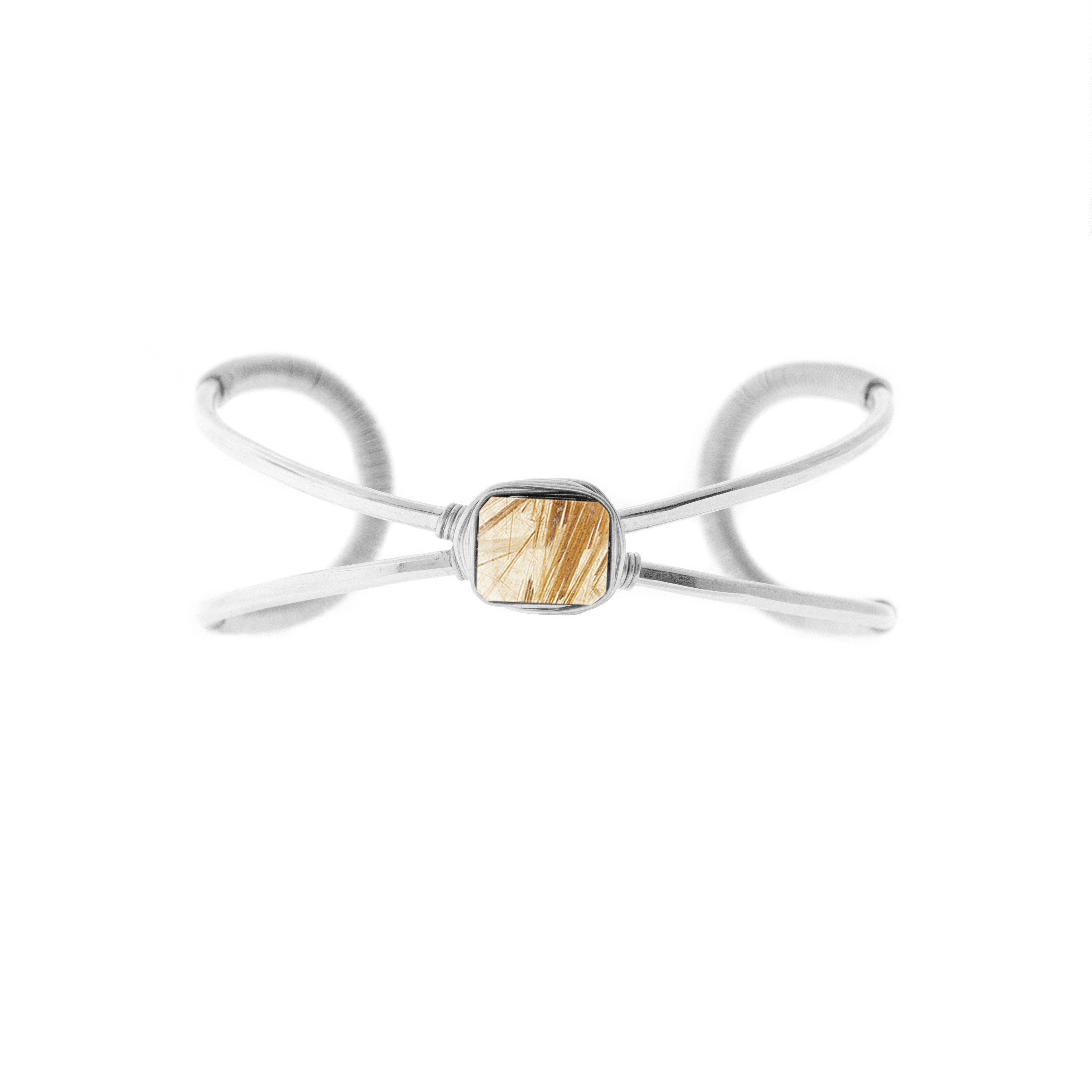 1-Stone Raj Rock Nest Cuff