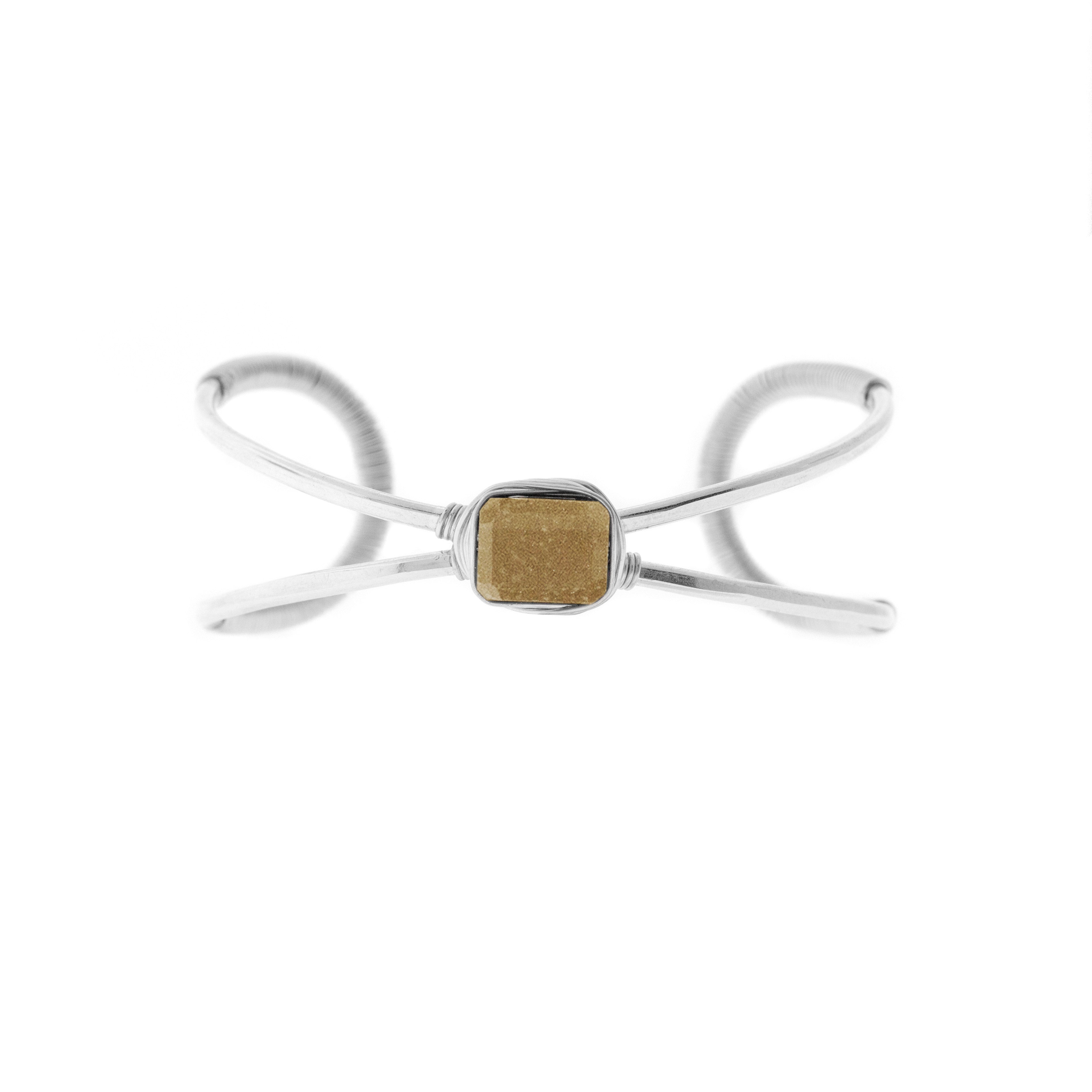 1-Stone Raj Rock Nest Cuff