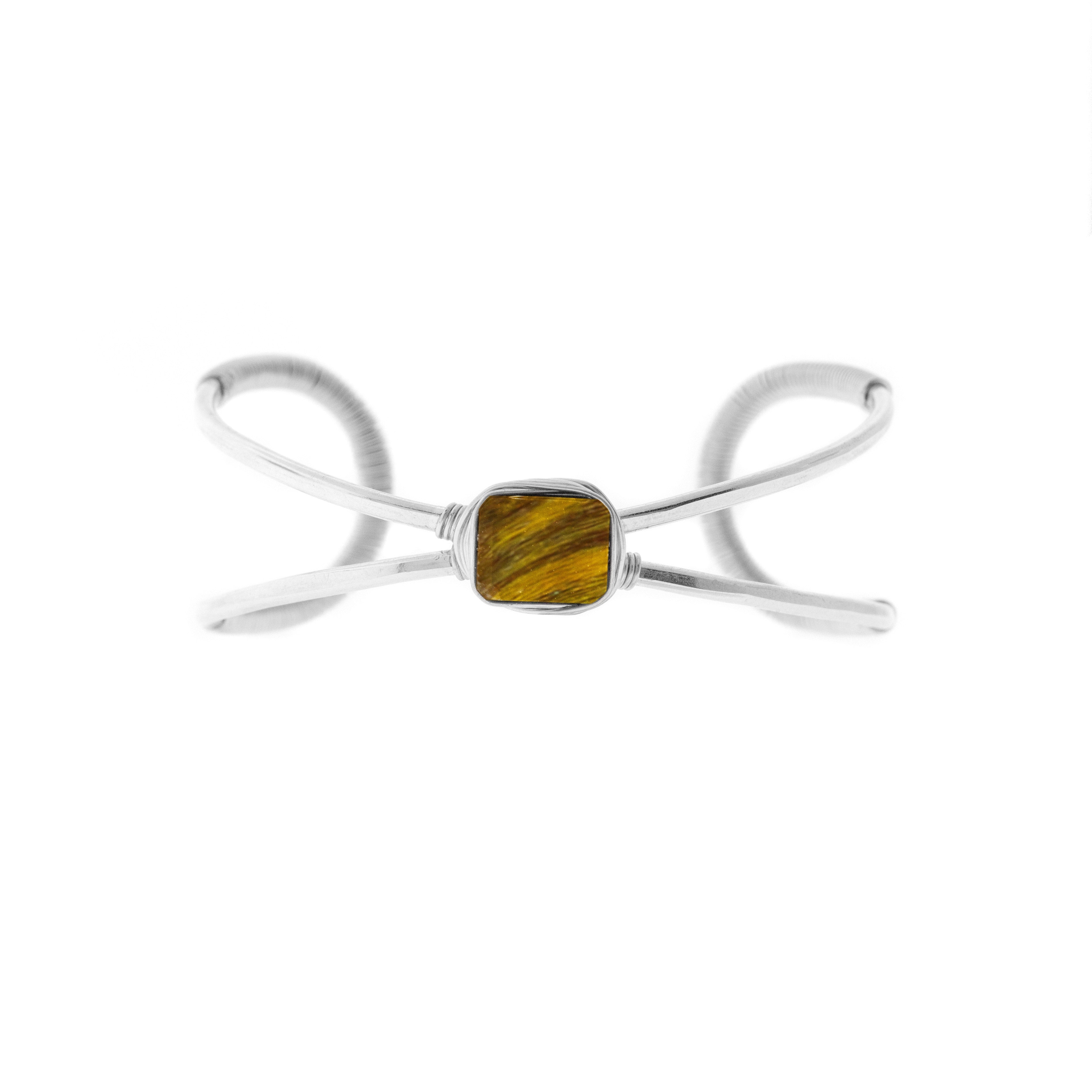 1-Stone Raj Rock Nest Cuff
