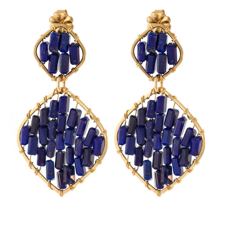 Double Dominique Posts - Judith Bright Designer Jewelry
