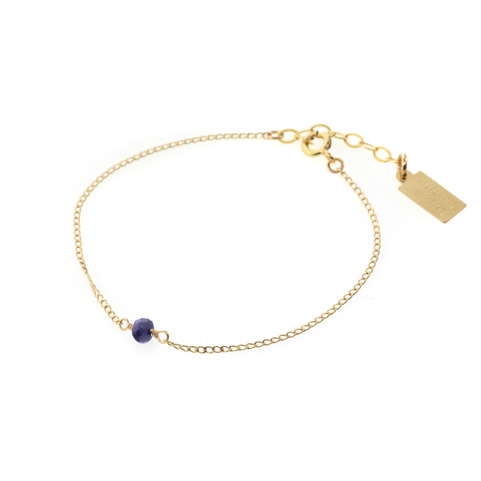 UnoChainBracelet_Gold_Iolite_1