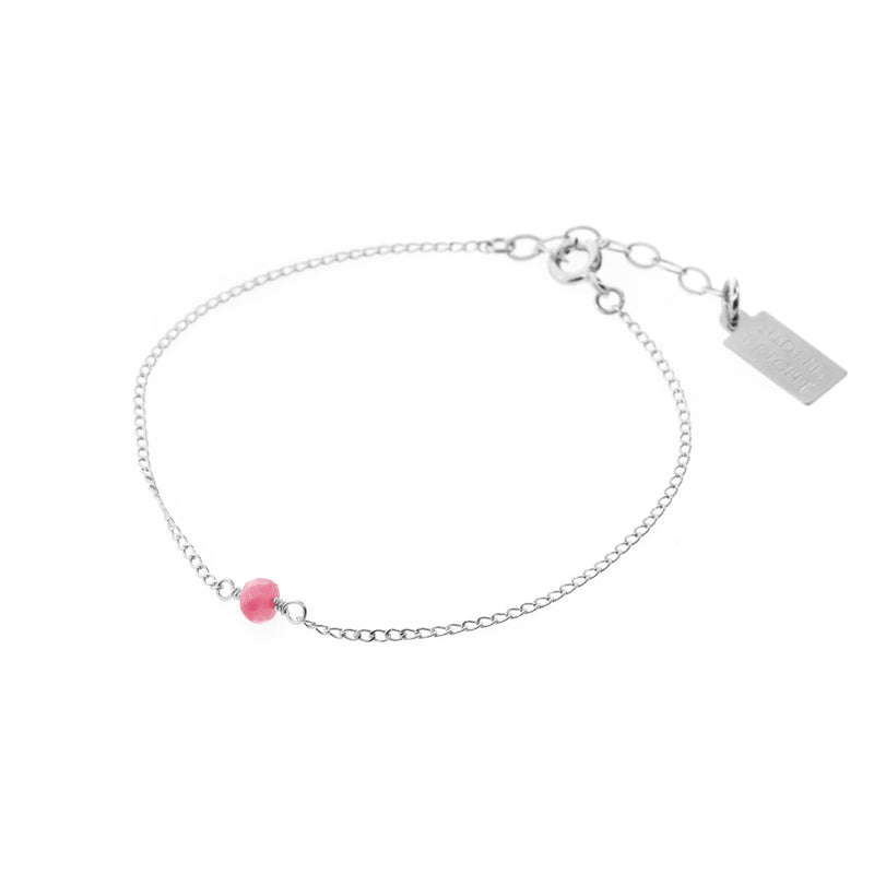 chain bracelet pink