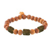 3-Stone Raj Sandalwood Bracelet