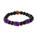 Raj Rock 3-Stone Shaligram Bracelet