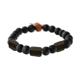 Raj Rock 3-Stone Shaligram Bracelet