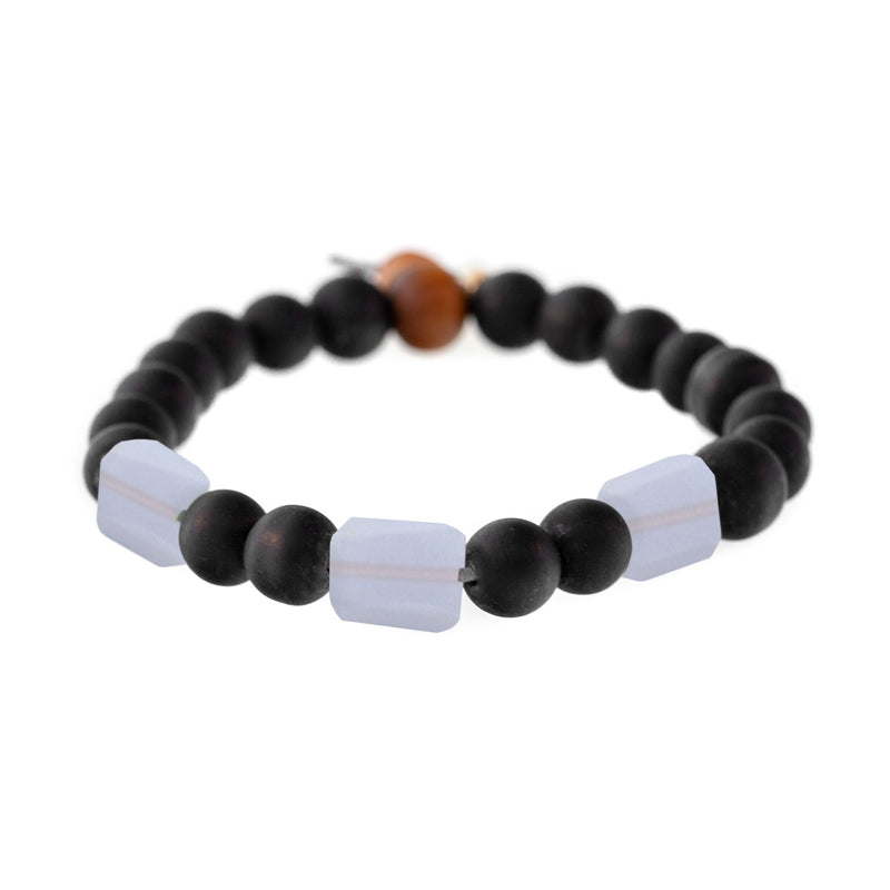 Raj Rock 3-Stone Shaligram Bracelet