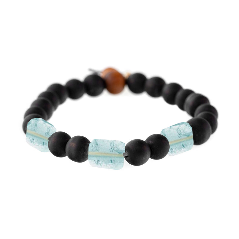 Raj Rock 3-Stone Shaligram Bracelet